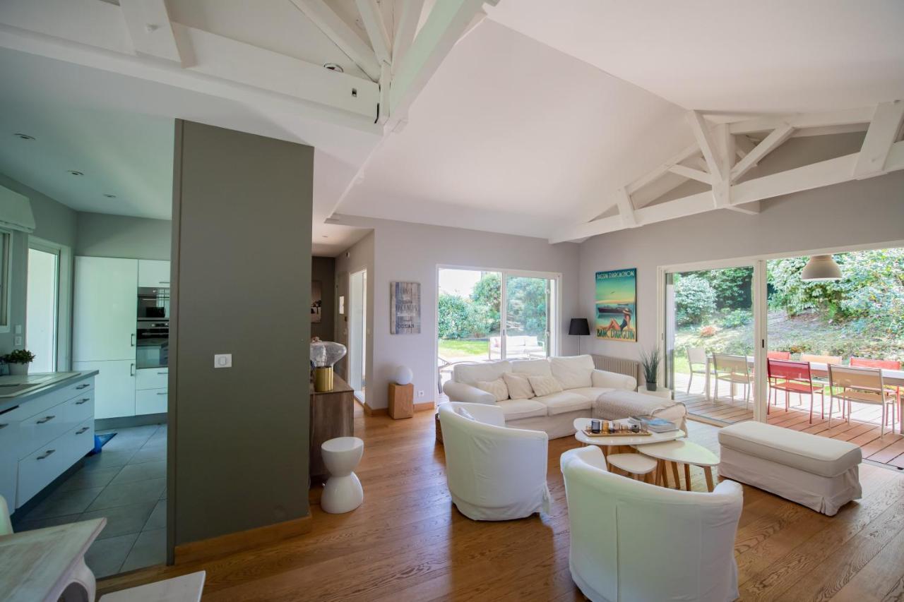 Villa Spacieuse A Arcachon, Proche Plages, Jardin 외부 사진